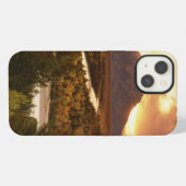 スネーク川から望む夕暮れのテトン山脈 iPhoneケース (裏面横)