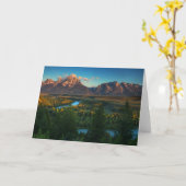 スネーク川の展望台 カード (黄色い花)