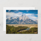 スネーク川は|壮大なTetonの国立公園を見落とします ポストカード (正面/裏面)