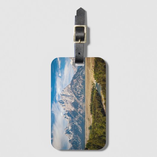 スネーク川は|壮大なTetonの国立公園を見落とします ラゲッジタグ (正面縦)