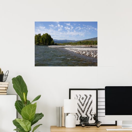 スネーク川を流れるI ポスター (ホームオフィス)