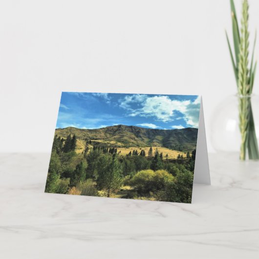 スネーク川沿いの風景、または カード (正面)