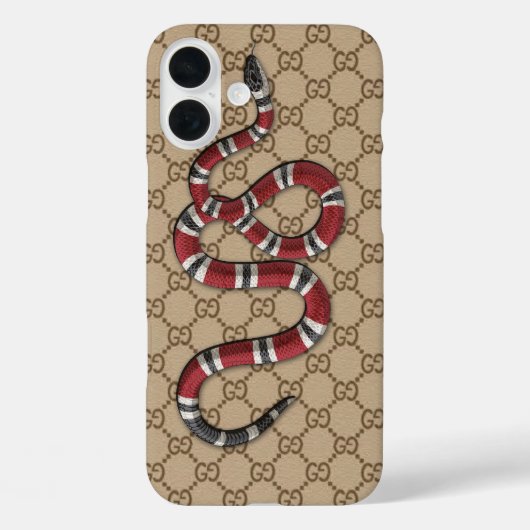 スネーク柄 Case-Mate iPhoneケース (裏面)