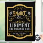 スネーク油おもしろい販売員の販売員への贈り物 ウィンドウサイン (ホーム)