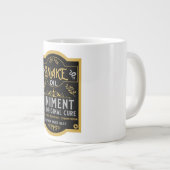 スネーク油おもしろい販売員の販売員への贈り物 ジャンボコーヒーマグカップ (正面右)