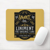 スネーク油おもしろい販売員の販売員への贈り物 マウスパッド (マウス)