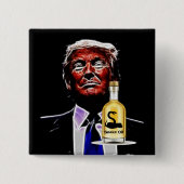 スネーク油セールスマン 缶バッジ (正面)