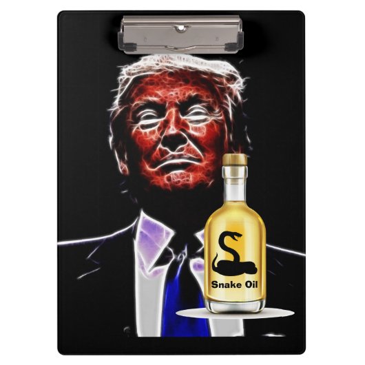 スネーク油販売員クリップボード クリップボード (正面)