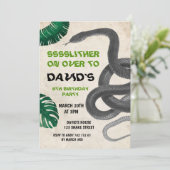 スネーク爬虫少年誕生パーティー 招待状 (スタンド正面)