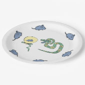 スネーク紙プレートニューイヤーホリデイ ペーパープレート (アングル)