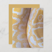 スネーク誕生日カードハッピーバースデースネーク (正面/裏面)