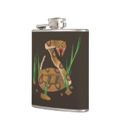 スネーク・イン・ザ・グラス・フラスコ フラスク (左)