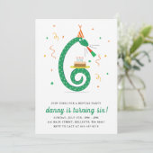 スネーク&ケーキ誕生日パーティーの招待状バニラ 招待状 (スタンド正面)