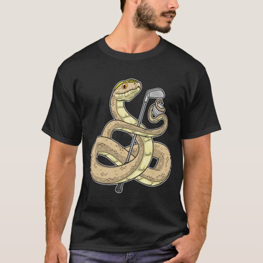 スネーク ゴルフ クラブ Tシャツ (正面)