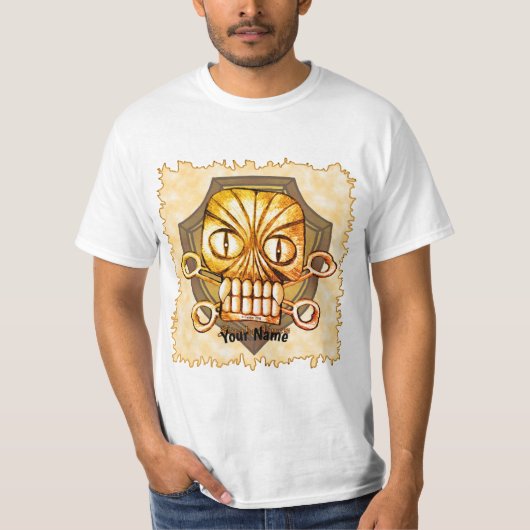 スネーク スカル Tシャツ (正面)