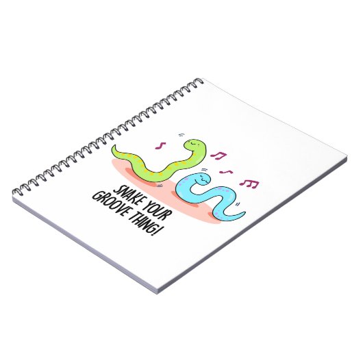 スネーク・ユア・グルーブ・シング・ファニー・ディスコ・パァン ノートブック (左側)