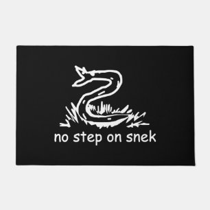 スネーク・ライドのジョーク ガズデン・フラグのパロディ SnekRight ドアマット