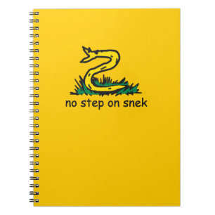 スネーク・ライドのジョーク ガズデン・フラグのパロディ SnekRight ノートブック