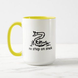 スネーク・ライドのジョーク ガズデン・フラグのパロディ SnekRight マグカップ