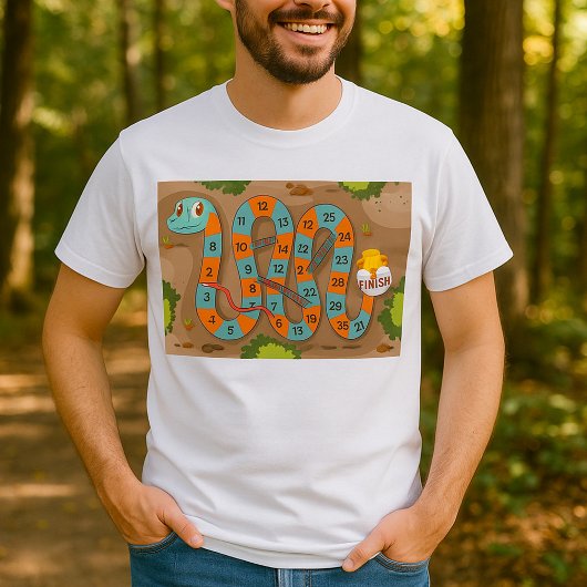 スネーク・ラダーゲーム Tシャツ