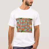 スネーク・ラダーゲーム Tシャツ (正面)
