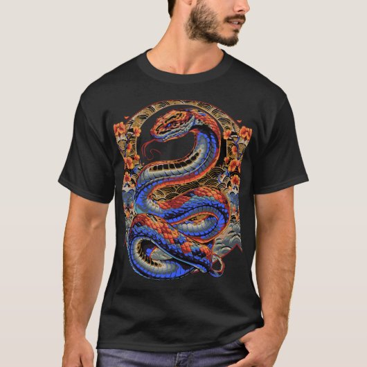 スネークTシャツ Tシャツ (正面)