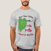 スネークT男性へシャツ2025年新年 Tシャツ (正面)