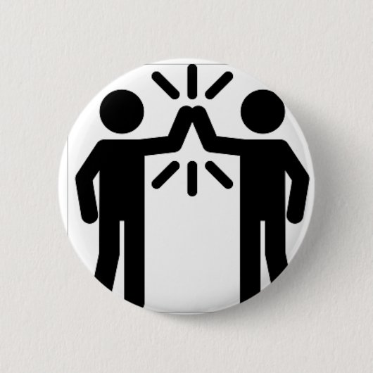 スネーブフレークメーカー – プレイグラウンドバッジ 缶バッジ (正面)