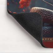 スネ中国のーク2025年の新年ウッドMP1 マウスパッド (コーナー)