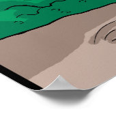 スネ詰まったークプリント02 ポスター (角)