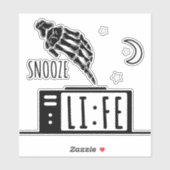 スノおもしろいーズ生活目覚まし時計 シール (シート)