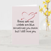 スノアおもしろいユーモア記念日バレンタインデー カード (黄色い花)