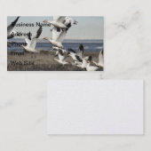 スノウガ飛んでいるチョウ 名刺 (正面/裏面)