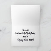 スノウダッシュンドホリデーカード シーズンカード (内部)