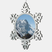 スノウダボスSwitzerland Holiday Cardポスター写真B スノーフレークピューターオーナメント (右)