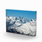 スノウダヴォススイスホリデーカードポスター フォトブロック (右)