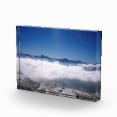 スノウダヴォススイスホリデーカードポスター フォトブロック (右)