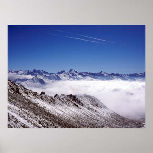 スノウダヴォススイスホリデーカード ポスター (正面)