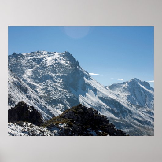 スノウダヴォススイスホリデーカード ポスター (正面)