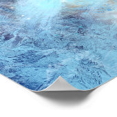 スノウ・クイーン。冬の美人。縦. ポスター (角)