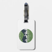 スノクアルミエバレートレイルワシントン州 ラゲッジタグ (裏面縦)