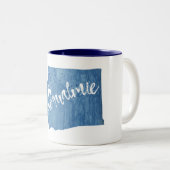 スノクアルミエワシントンウッドグレイン ツートーンマグカップ (正面右)