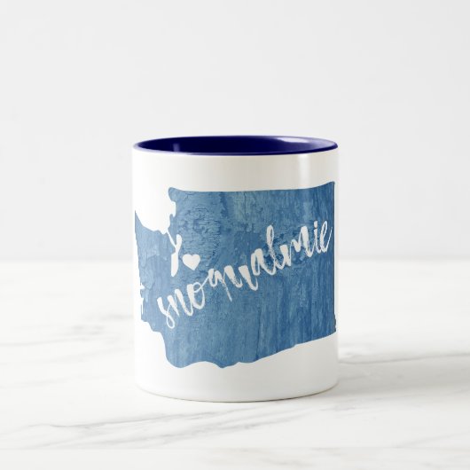 スノクアルミエワシントンウッドグレイン ツートーンマグカップ (中央)