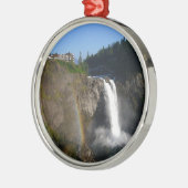 スノクアルミー滝ズワシントン メタルオーナメント (左)