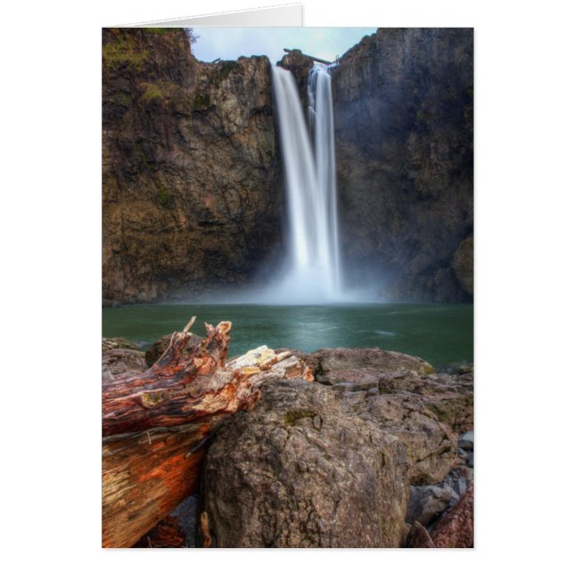 スノクアルミー滝 (正面)