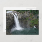 スノクアルミー滝 ポストカード (正面/裏面)