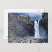 スノコアルミー滝 ポストカード (正面/裏面)