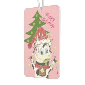 スノベル飾のクリスマスツリー カーエアーフレッシュナー (左)