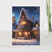 スノーすてきイ魔法クリスマスサンタ シーズンカード (裏面)