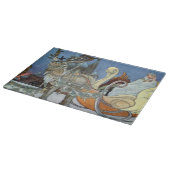 スノーアイスクイーンロシアのプリンセストナカイ カッティングボード (角)